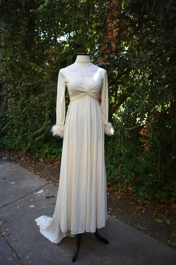 Vintage 1970's Wedding Gown