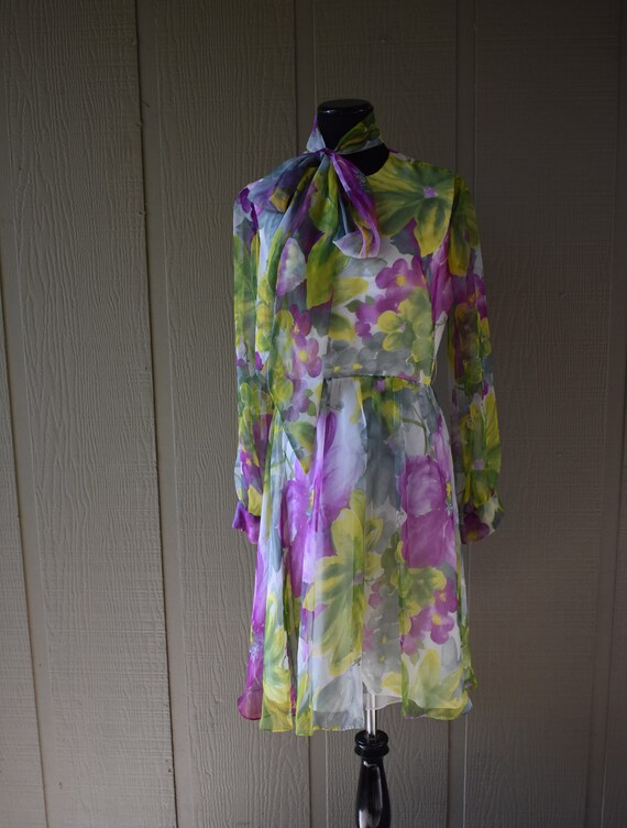 Vintage Chiffon Jack Bryan dress