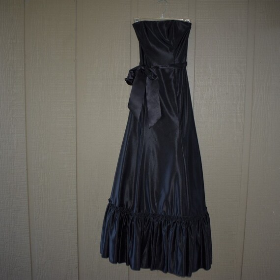Gunne Sax strapless gown