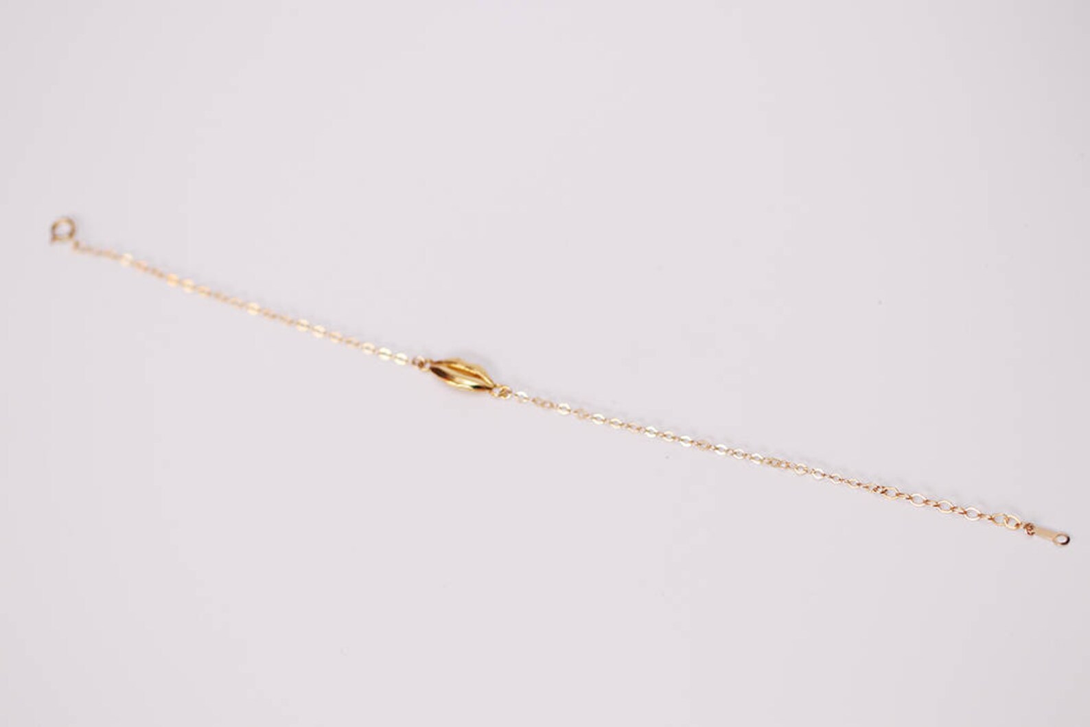 Lips Bracelet in Gold Filled / Gold Filled Bracelet / Etsy