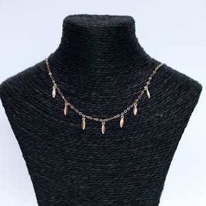 Coller Nora coller délcat pour femme acer noxydable avec pendentf