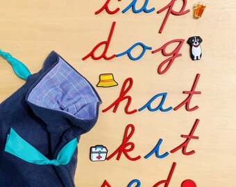 Montessori CVC Word Objects – Moveable Alphabet, Preschool Phonics