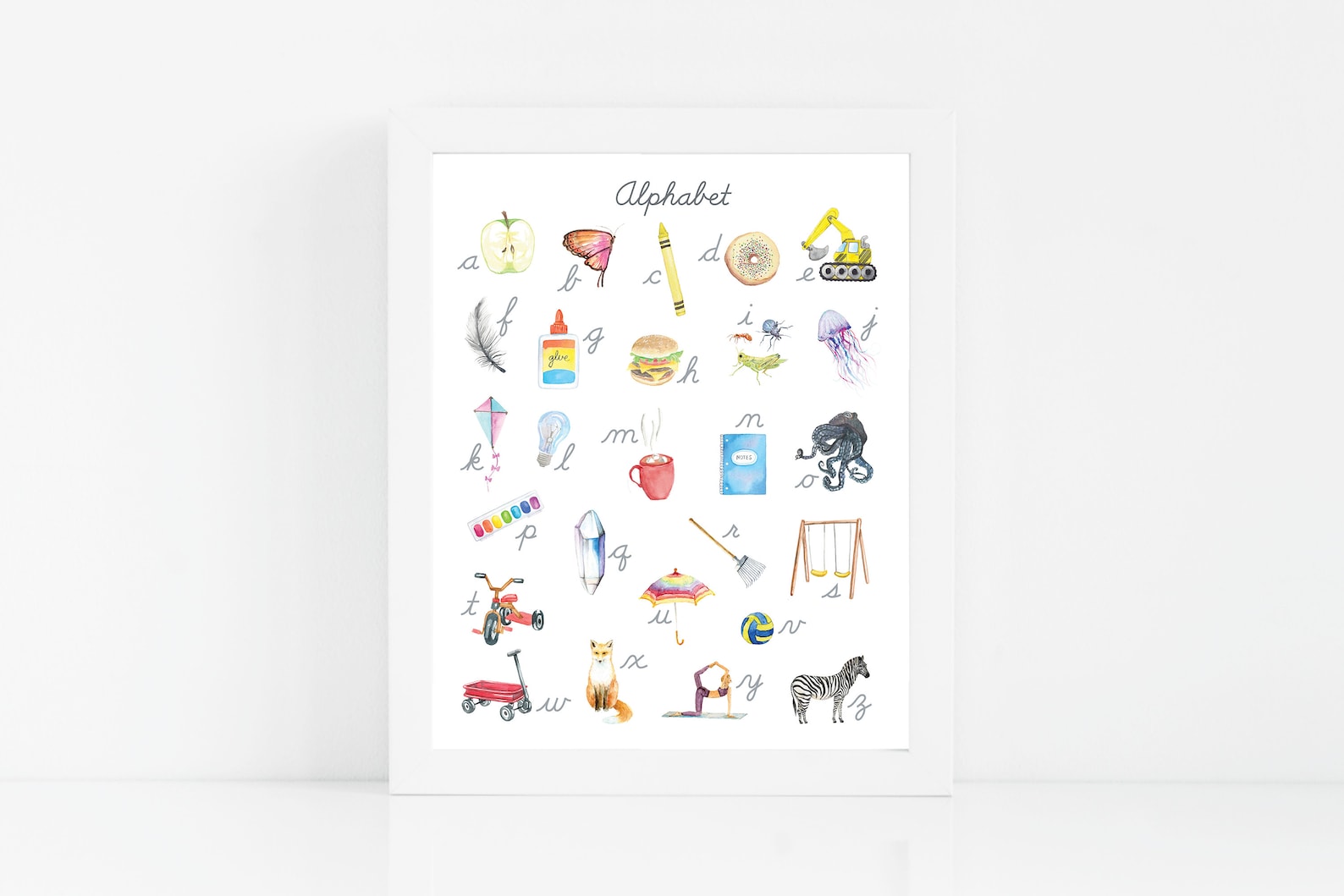 Montessori Alphabet Poster Printable ABC Phonics Poster - Etsy