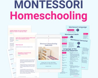 Montessori Homeschool Curriculum – Toddler & Preschool Education (PDF)