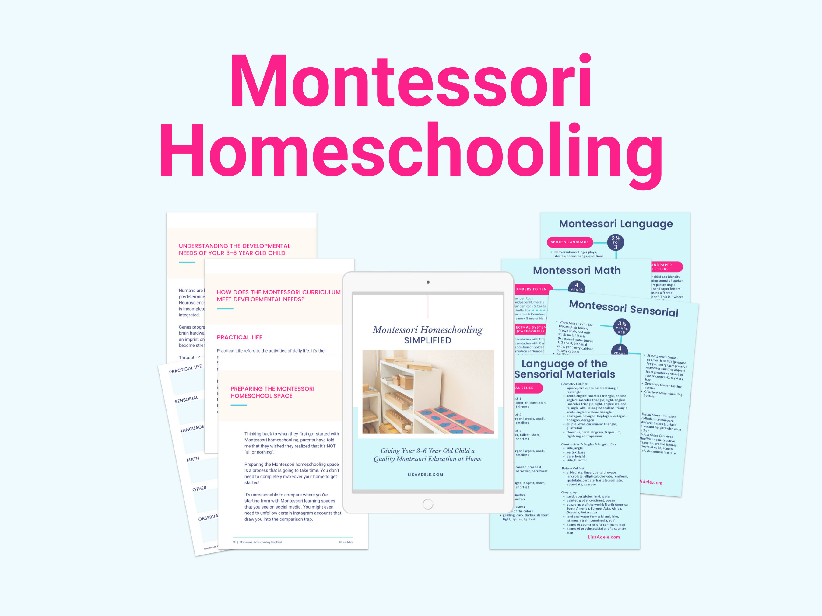 Montessori Homeschool Curriculum Montessori Homeschool Curriculum