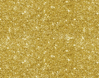 Holiday Metals Gold Metallic Stars on Green Cotton Fabric Fat Quarter