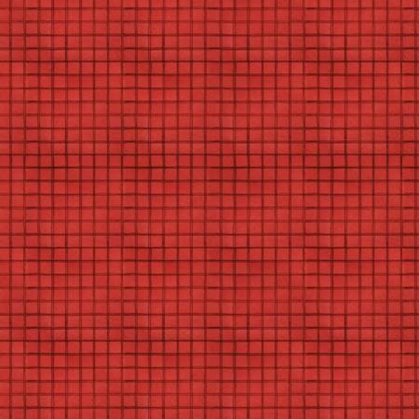 White As Snow Red Windowpane Plaid C13565-Red by J Wecker Frisch for Riley Blake Fabrics