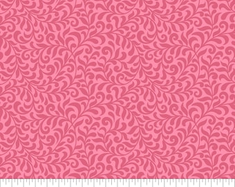 Bloom Pink Tonal Vine Print Fabric 25200-21 by Michel Design Works for Northcott Fabrics