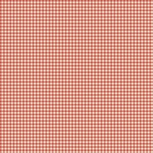 May include: A close-up of a red and white gingham pattern. The pattern consists of evenly spaced squares, creating a classic and timeless design. The fabric has a soft, matte finish, suitable for various craft projects.