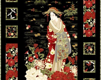 Oriental Harmony Pattern Using Kyoto Garden Fabrics from The Sweet Tea Girls Patterns