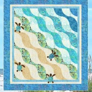 Baby Steps, A Crib Sized Beach Crawl Pattern by Sweet Tea Girls Designs