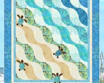 Baby Steps, A Crib Sized Beach Crawl Pattern by Sweet Tea Girls Designs