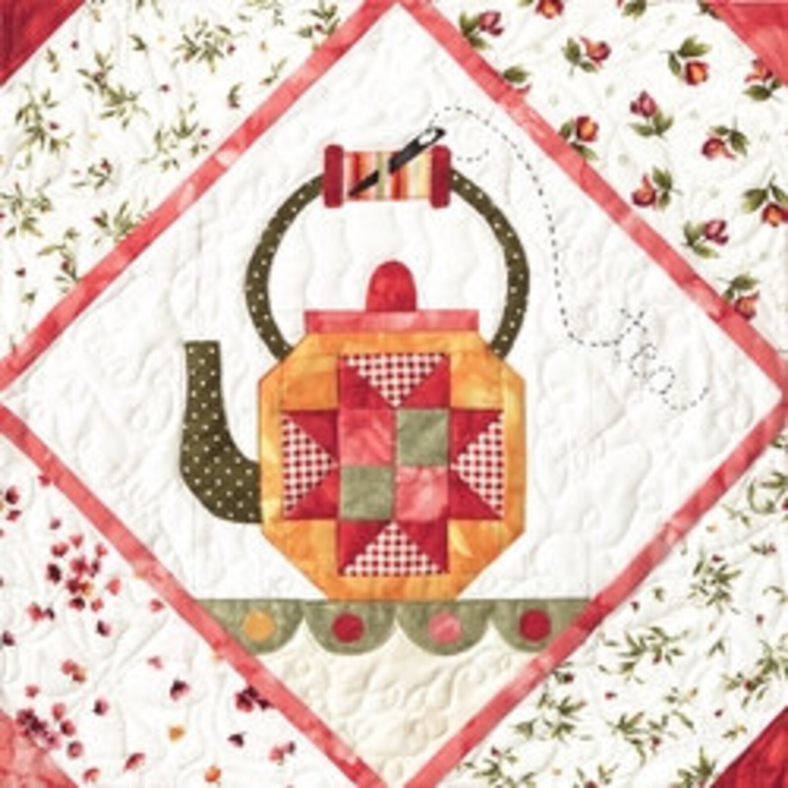 Garden Tea Party Quilt Pattern Set of 6 by the Quilt Company Etsy