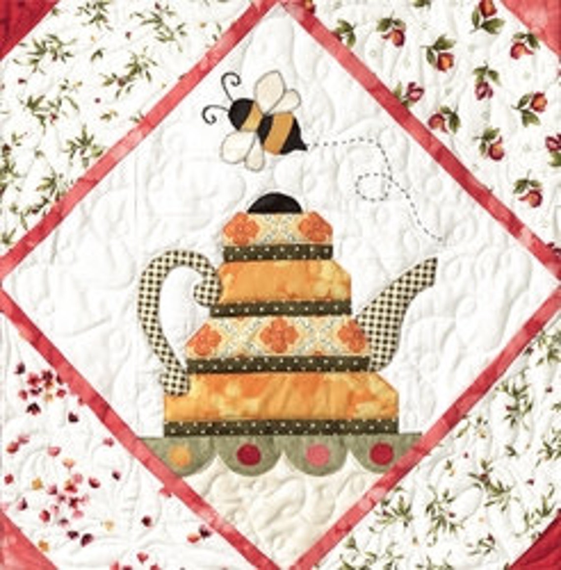 Garden Tea Party Quilt Pattern Set of 6 by the Quilt Company Etsy