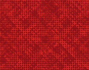 Red Mingle Woven Texture Blender Fabric CD2160-Red from Timeless Treasures Fabrics