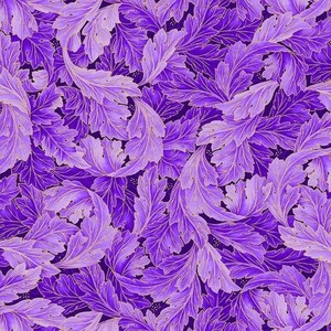 Floral luminoso con mariposas sobre fondo negro CM2983-Negro de Chong A Hwang para Timeless Treasures imagen 11