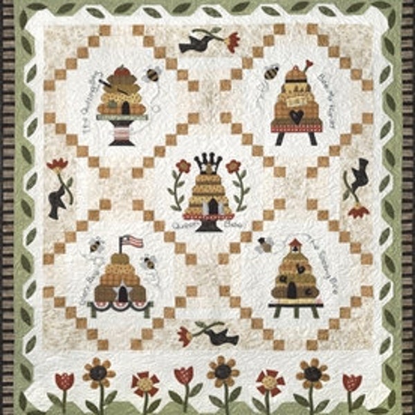 Bee Quilt Etsy