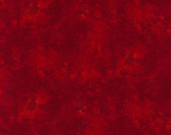 Cherry Red Blender Fabric, "Solidish" Kim-C6100-Cherry from Timeless Treasures Fabrics