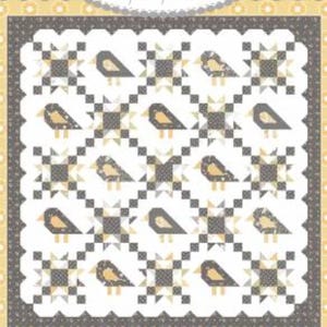 Fly Away Blackbird Quilt Pattern by Corey Yoder for Coriander Quilts