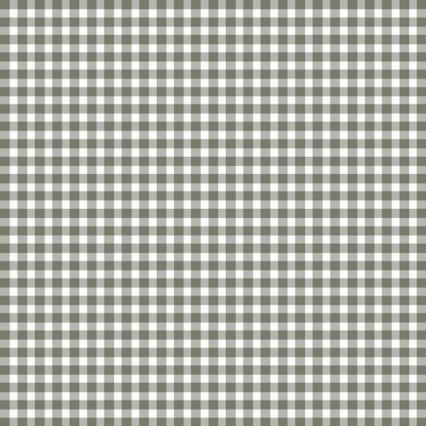 Beautiful Basics Classic Gray and White Gingham Check by Maywood Fabrics 610-KK1