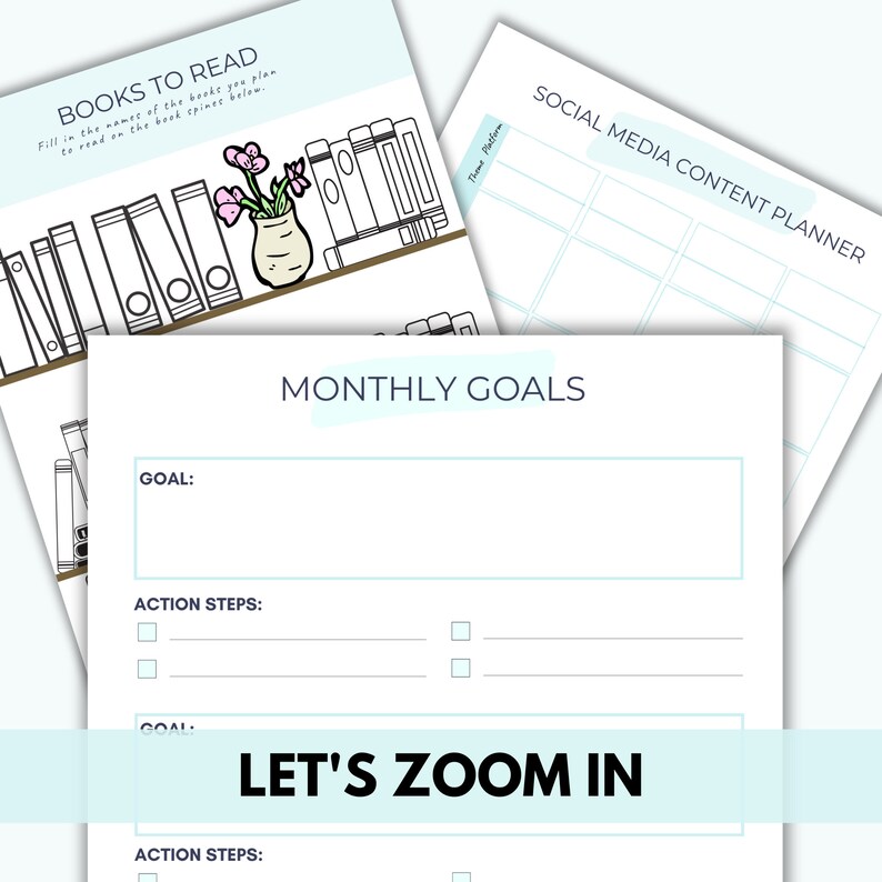 Editable Blog Planner, Blogging Toolkit, Printable Blog Workbook ...