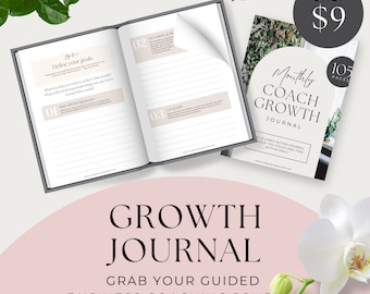Business Coaching Journal | Coaching Journal | Coaching Planner | Coaching Workbook | Coaching Business | Mindset | Goals | Business Planner
