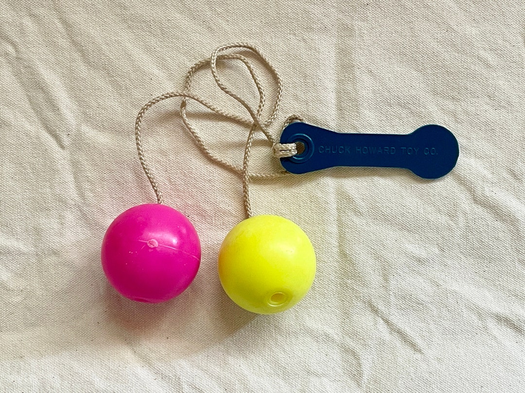 Vintage Clackers 1970's Click Clacks, Toy Clacker Balls, Noise Maker