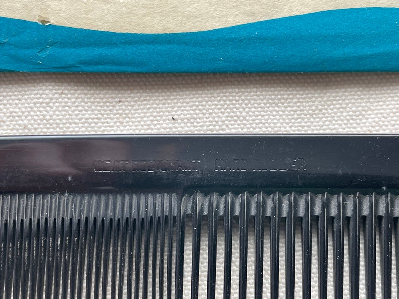 Genuine Ace® Vintage Hard Rubber Combs 7 Half Medium Half Fine Teeth Etsy