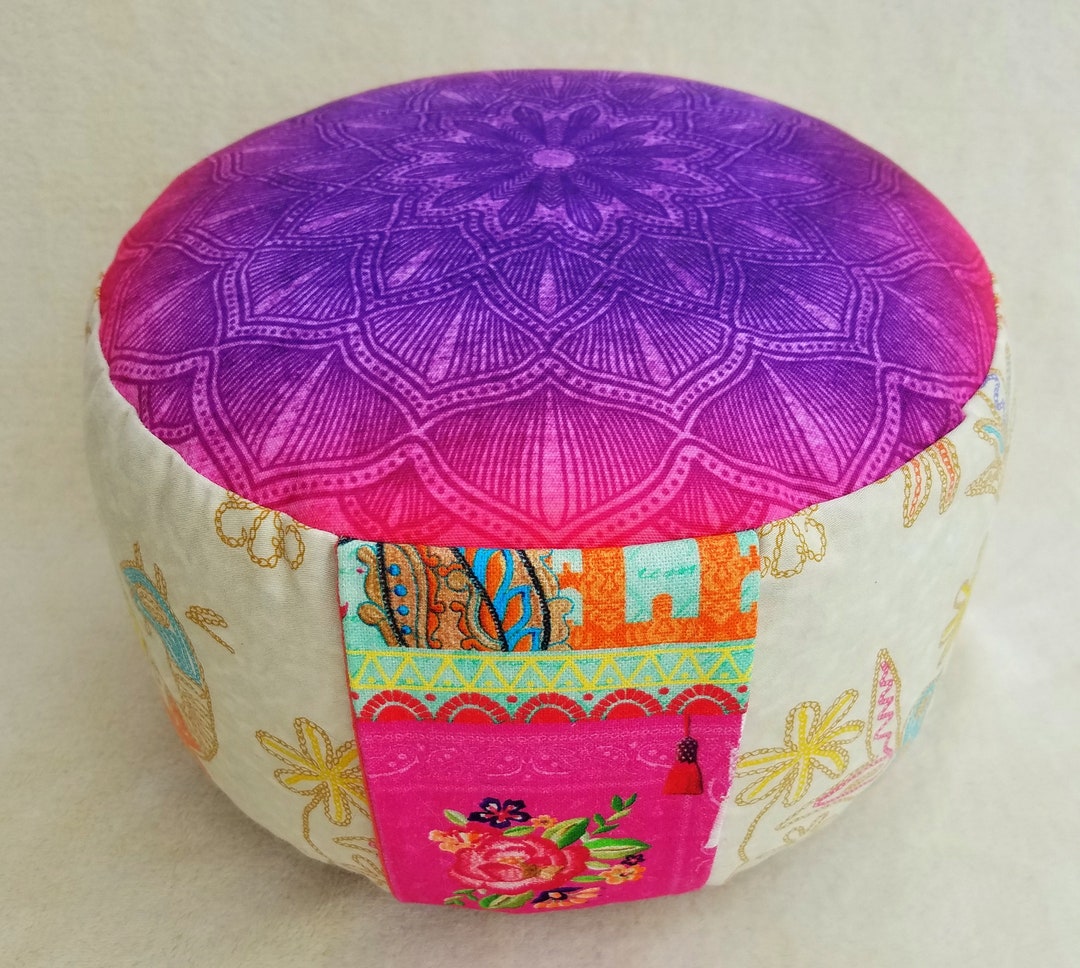 Meditation Pillow Yoga Pillow Bassetti Fabric Yoga Meditation Etsy