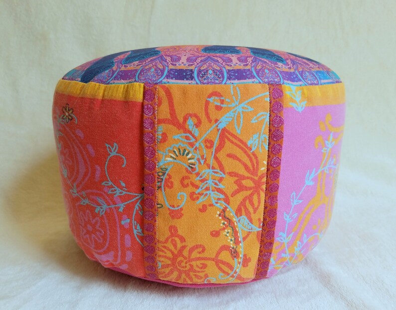 EXTRA HIGH Meditation Cushion Yoga Cushion Bassetti Fabric Etsy