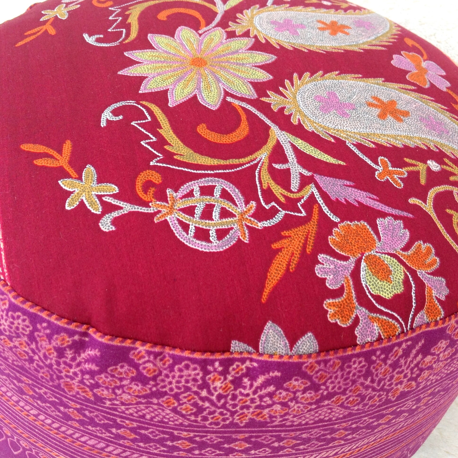 Meditation Pillow Yoga Pillow Bassetti Fabric Yoga Meditation Etsy