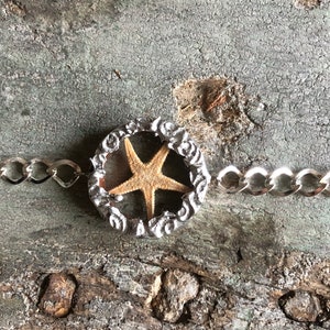 Starfish, Starfish, marine bracelet, sea jewel, bracelet with star, star, starfish bracelet, author&#39;s fragments