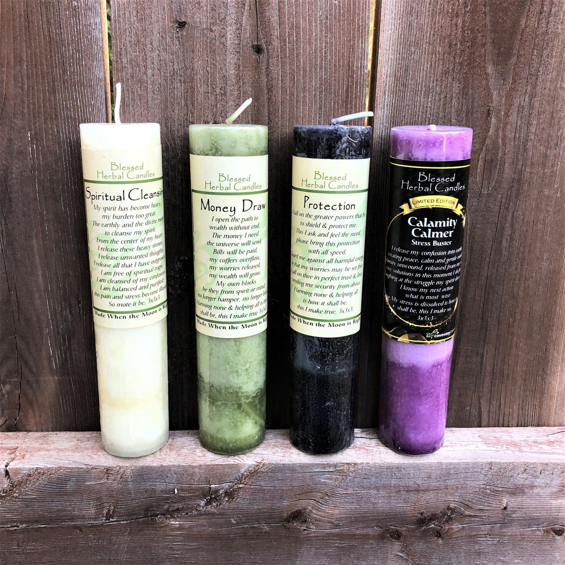 Blessed Herbal Intentions Candles Coventry Creations Etsy