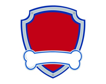 paw patrol logo etsy