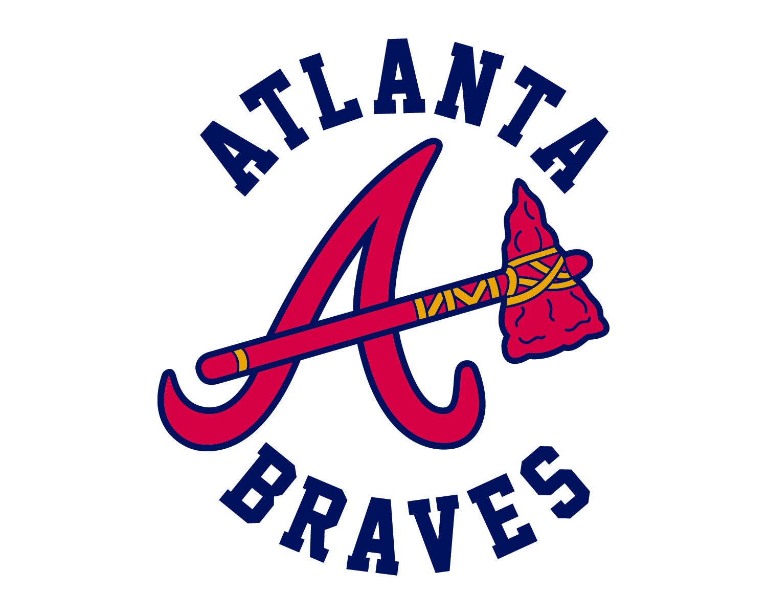Cortados archivos de bravos de Atlanta Atlanta Braves | Etsy