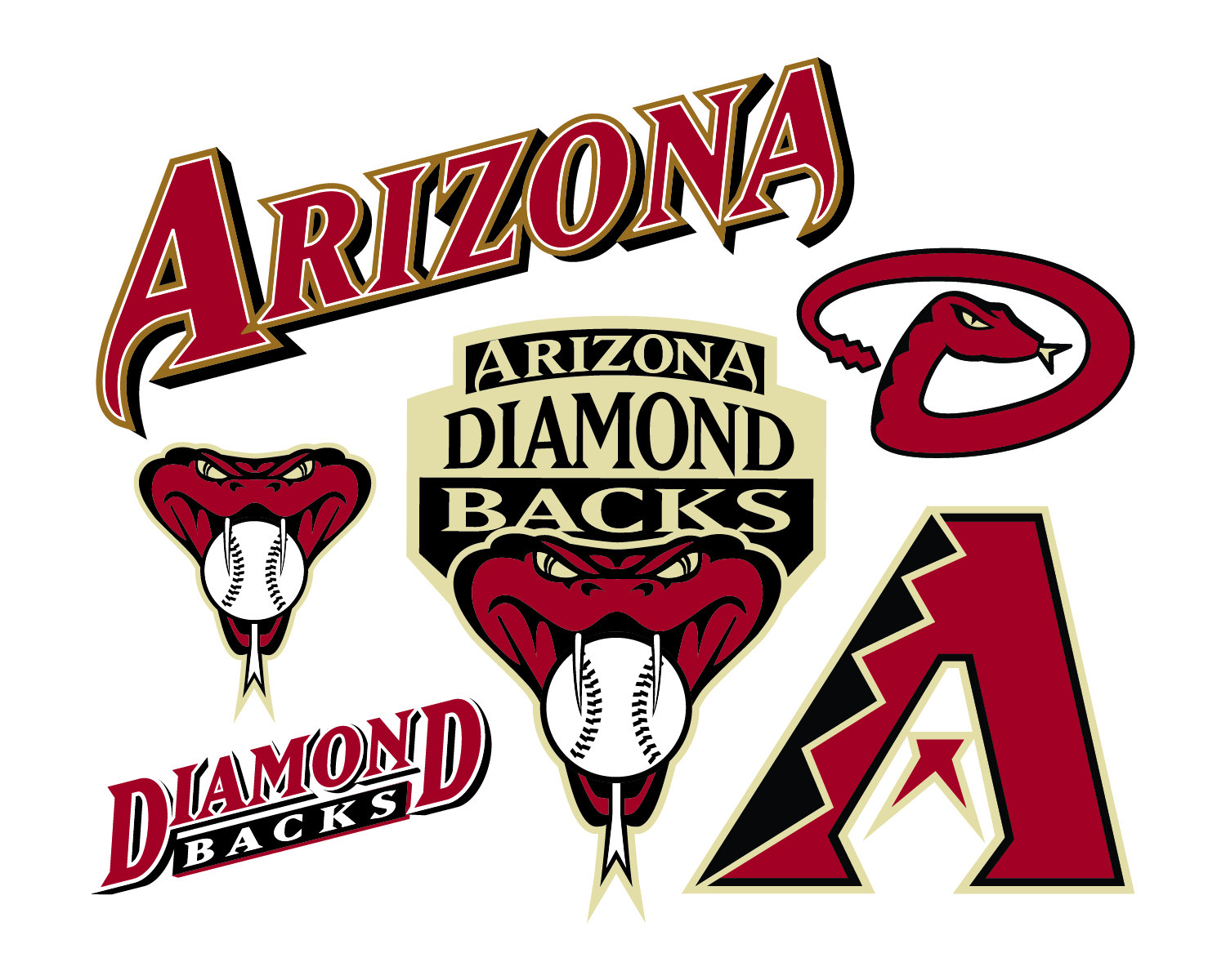Arizona Diamondbacks Cut Files Arizona Diamondbacks SVG | Etsy
