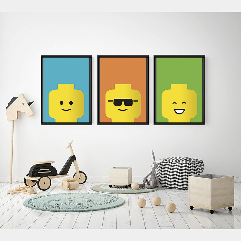 Lego Wall Art Poster Prints Print - Lego Wall Home Decor Lego Wall Art Poster Prints Print - Lego Wall Home Decor