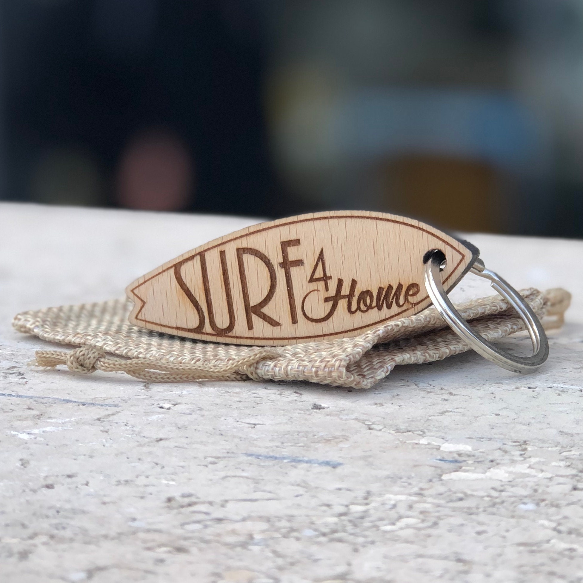 Personalized surfboard keychain cheap