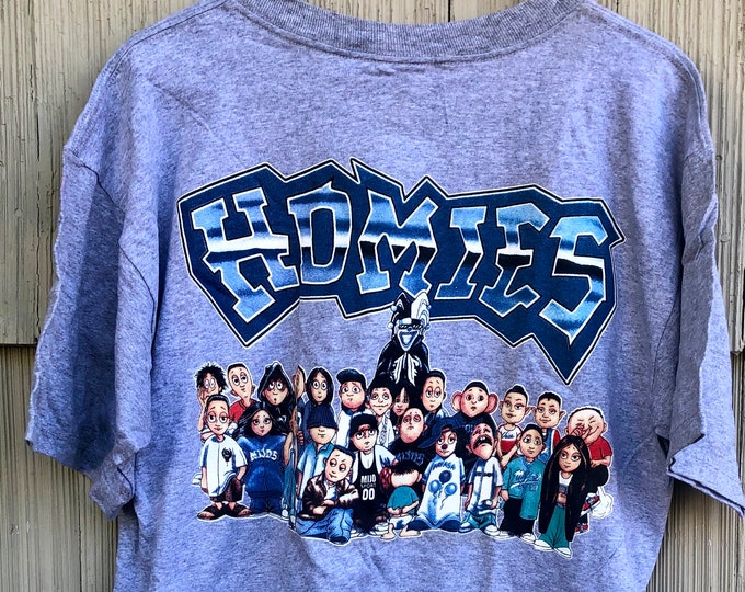 Vintage Homies Double Sided Tshirt Lil Homies 90s Tee Etsy