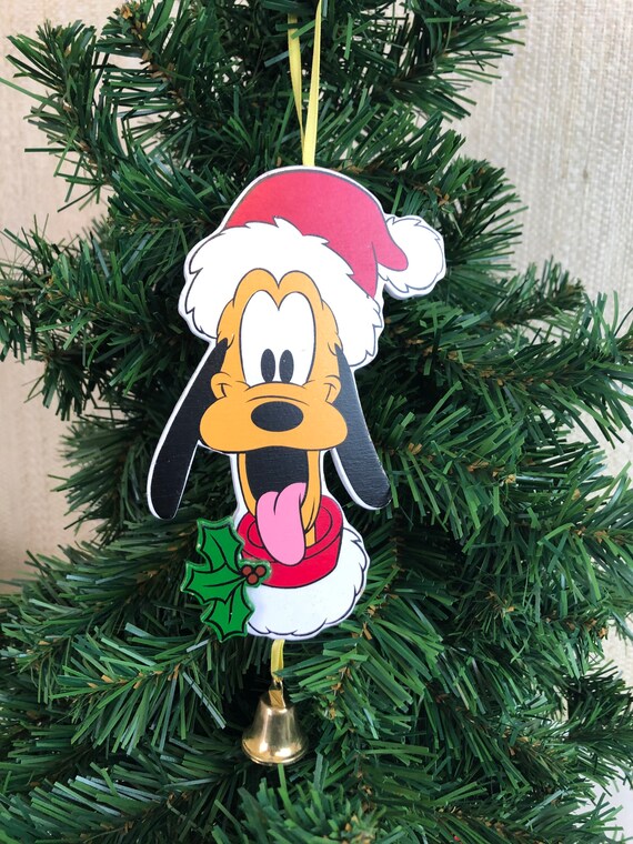 Adorno de Navidad Vintage de Disney Pluto w Santa Hat Adorno - Etsy España Adorno de Navidad Vintage de Disney Pluto w Santa Hat Adorno - Etsy España