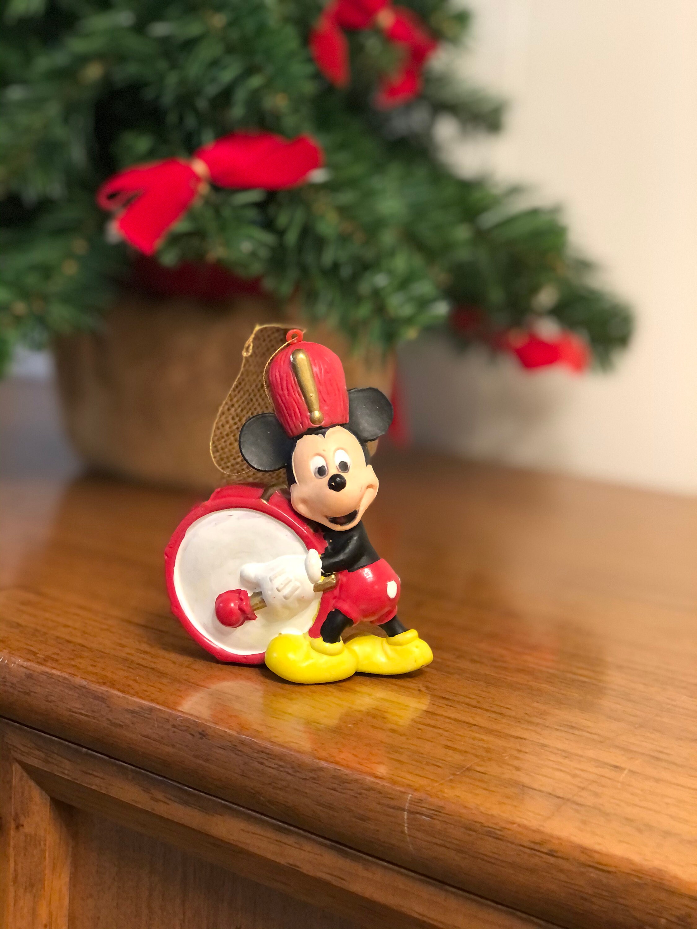 Vintage Disney Mickey Mouse Christmas Ornament Marching Band Mickey