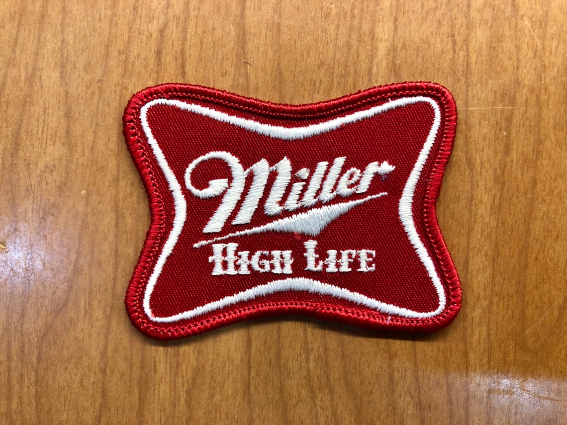 70s Miller High Life Beer Classic Logo Vintage Patch Vintage - Etsy