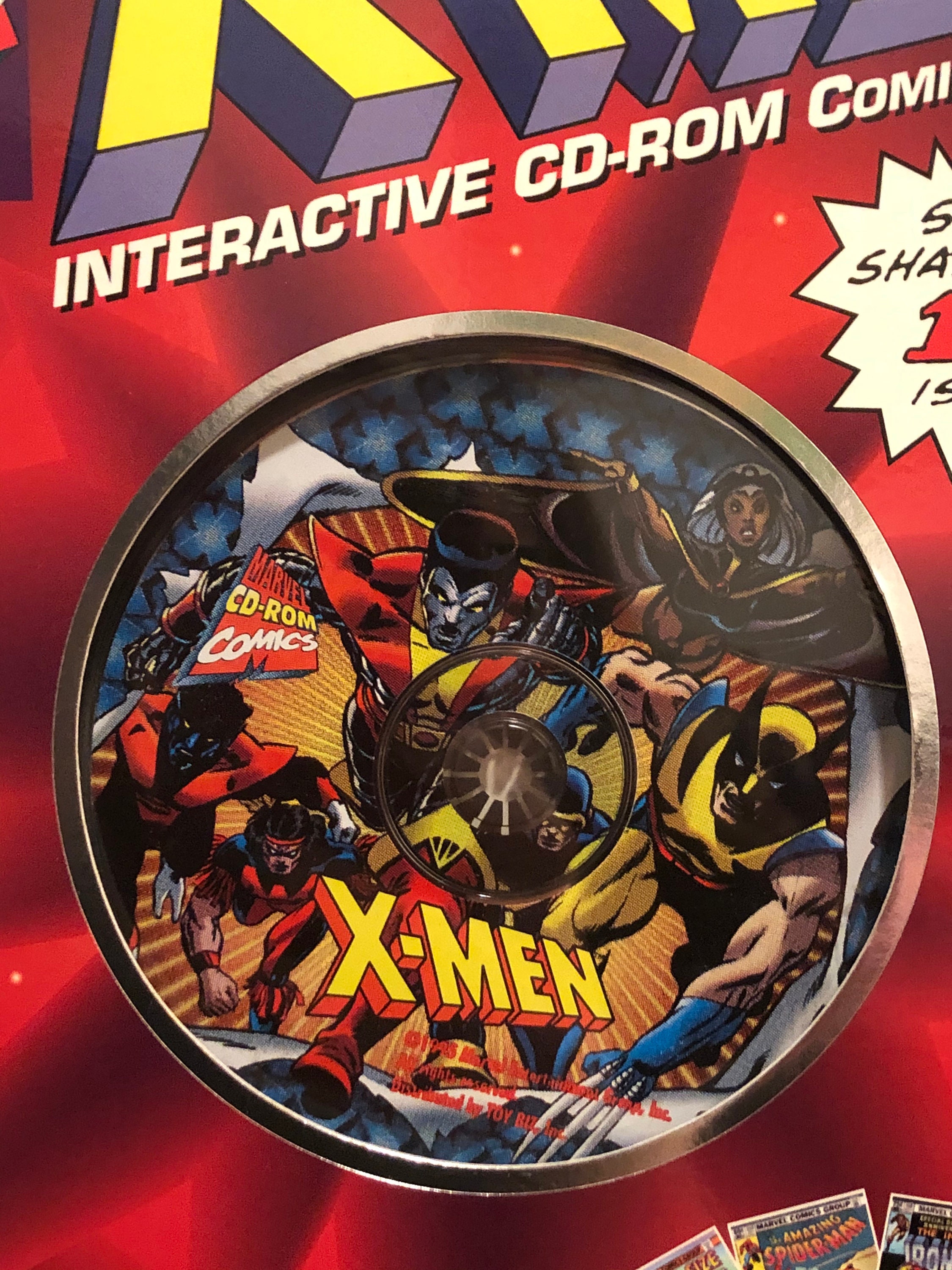90s Vintage Marvel Cd-rom Comics, X-men, Fantastic Four