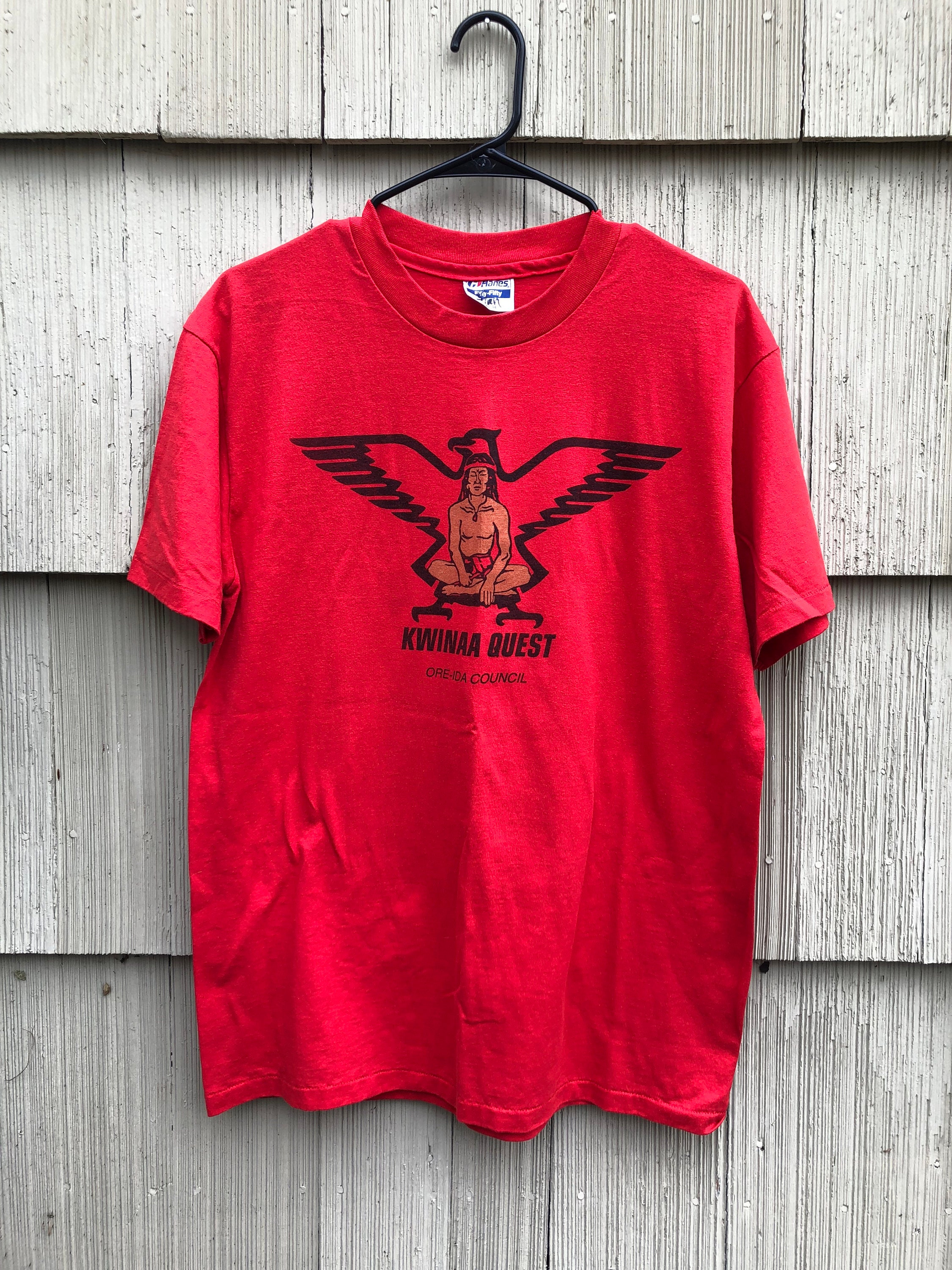 80s Native American Vintage T-shirt Kwinaa Quest Ore-ida | Etsy