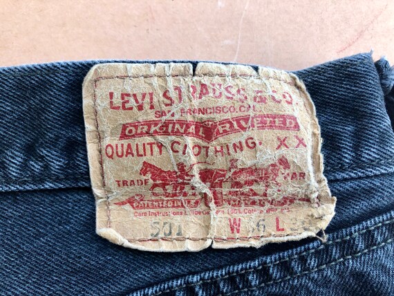 Vintage Levi's 501 High Waist Straight Leg Button… - image 5