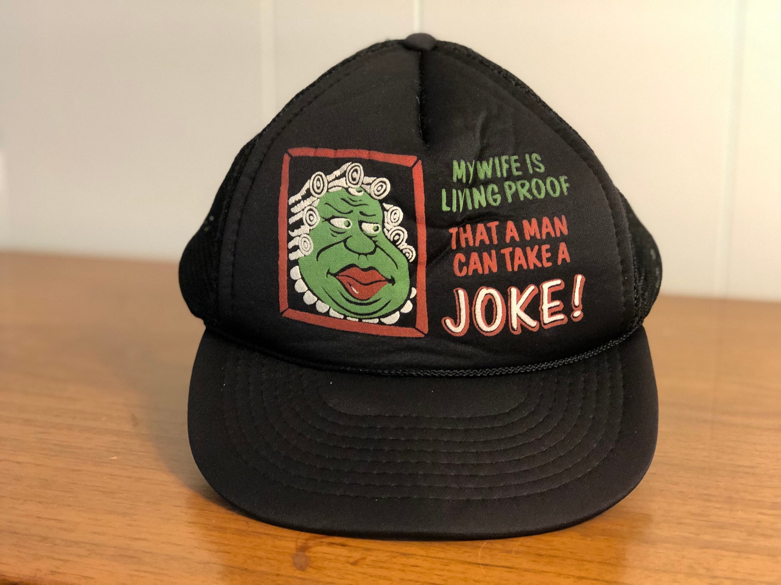 80s Misogynistic Vintage Trucker Hat Crude Humor Ironic Hat Etsy