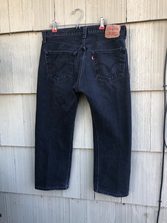 Vintage Levi's 501 High Waist Straight Leg Button… - image 6