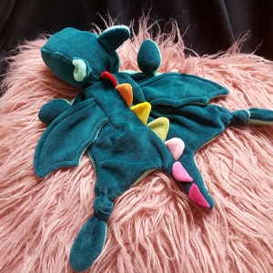 Cuddly toy dragon Nuffu by NuKulino
