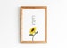 Sunflower quote print  | Flower art print | Digital illustration | A4 A5 Print | Home decor | Post malone art | Harry styles sunflower 