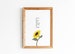 Sunflower quote print | Flower art print | Digital illustration | A4 A5 Print | Home decor | Post malone art | Harry styles sunflower